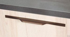 Ручка мебельная длинная Brikk 290 Antique bronze