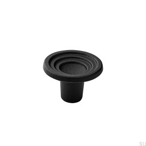 Мебельная ручка Fleur Cast Iron Black
