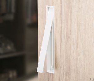Встраиваемая ручка для мебели Clos 128 Metal White