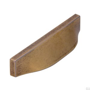 Мебельная ручка из ракушки 2447 64 Antique Gold