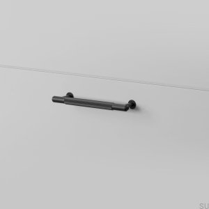 Мебельная ручка Pull Bar Linear Small 125 Metal Black