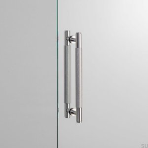 Двусторонняя мебельная ручка Pull Bar Double-sided Steel Silver