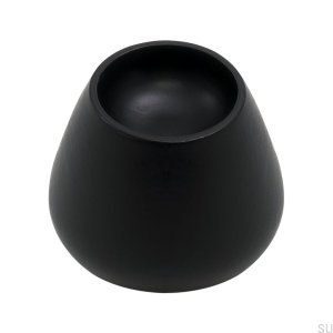 Ручка мебельная Flower Bud-34 Wooden Black матовая