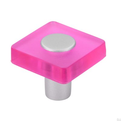 Ручка мебельная SM8118I Пластик Розовый