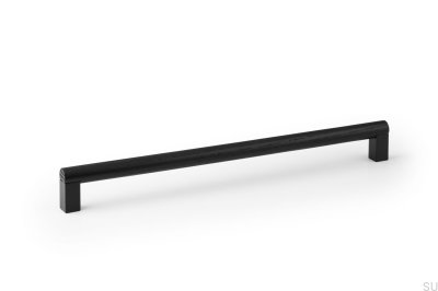 Eto 320 Wooden Black с черной алюминиевой удлиненной ручкой для мебели