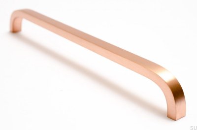 Ручка мебельная тонкая Slim 224 Copper Brushed Неокрашенная
