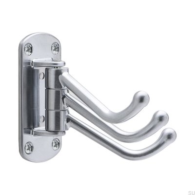 Настенная вешалка Lyr Brushed chrome