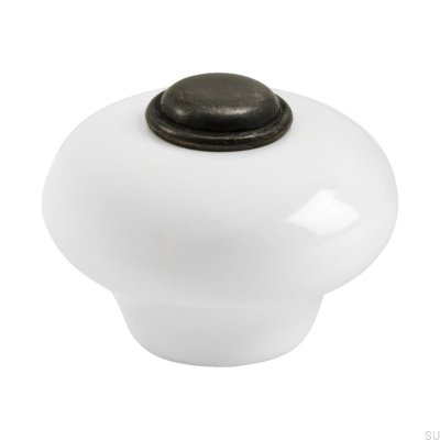 Мебельная ручка 409 Фарфор под старину