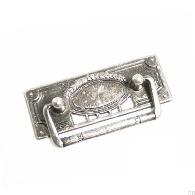 Ручка мебельная продолговатая 5258 48 Antique black
