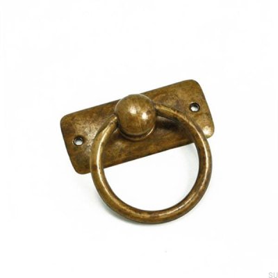 Ручка мебельная удлиненная 5211 Античная бронза