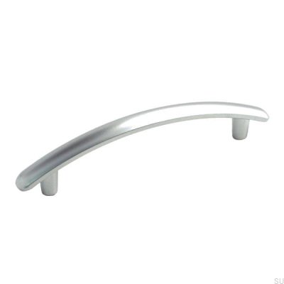 Ручка мебельная длинная 2284 96 Матовый хром