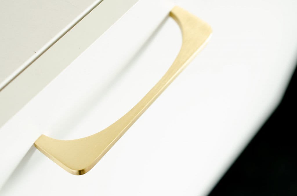 Zdjecie uchwytu Bridge zlotego szczotkowanego