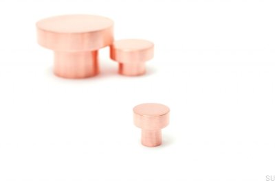 Ручка мебельная Dot 18 Copper Brushed Неокрашенная