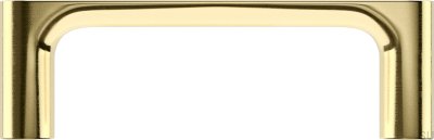 Ручка мебельная удлиненная TS 1 96 Полированная латунь (2 шт.)