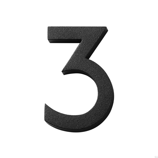 Zdjecie numeracji domu cyfra 3