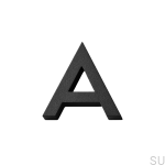 Zdjecie numeracji domu litera A