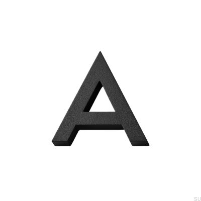 Нумерация домов Современная строчная буква А алюминий