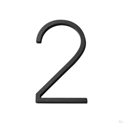 Номер дома большой №2 Алюминий