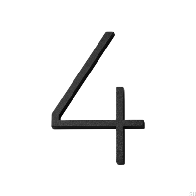 Номер дома большой № 4 Алюминий