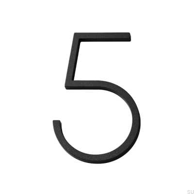 Номер дома большой № 5 Алюминий