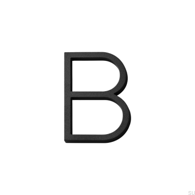 Нумерация домов строчная буква B Алюминий