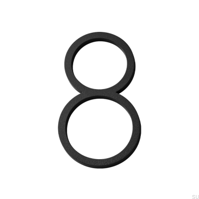 Строчная цифра номера дома 8 Алюминий