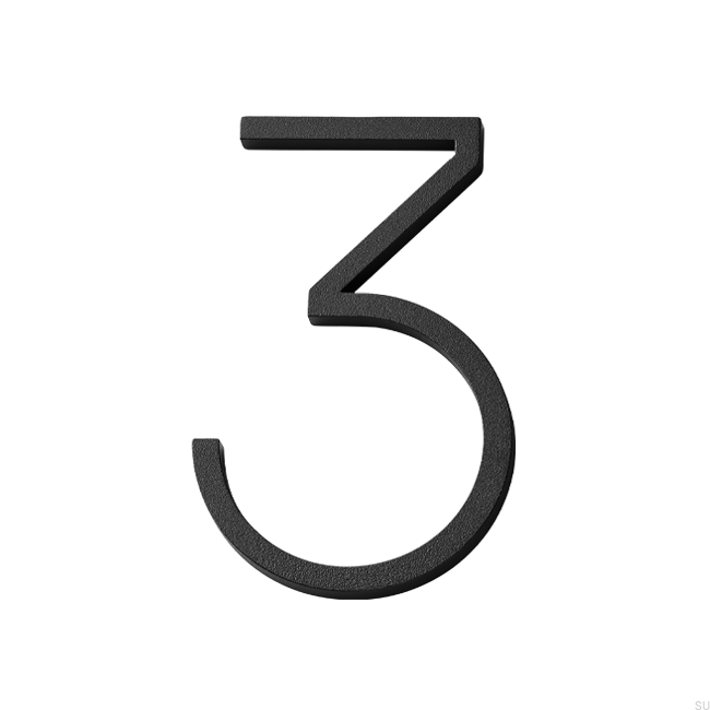 Zdjecie numeracji domu cyfra 3