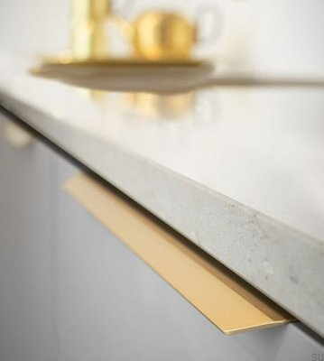 Ручка для мебели Blaze 2 2x160 Edge из алюминия, матовое золото