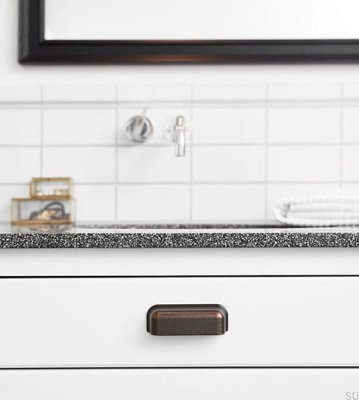 Порт 96 Металлическая Античная Бронзовая Мебельная Ручка