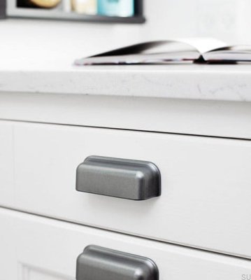 Port 96 Shell Мебельная ручка Металл Античный Серый