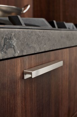 Станция 160 Алюминиевая Серебряная Удлиненная Мебельная Ручка