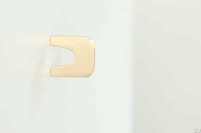 Ручка мебельная Bridge 32 Латунь Матовая Неокрашенная