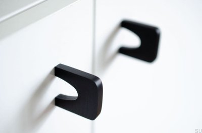 Мебельная ручка Bridge 32 Алюминий черный