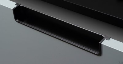Встраиваемая ручка для мебели Nest 212 Металл черный