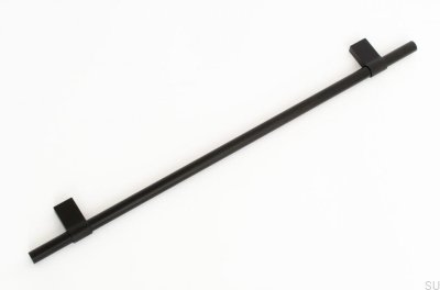 Продольная мебельная ручка Line Big 342 Алюминий черный