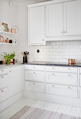 Мебельная ручка Victor, полированная медь