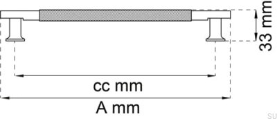 Мебельная ручка продолговатая Lexington 192 Античная бронза (2 шт.)