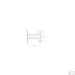 W.1.1-Wieszak-Ścienny-Ina-S-W-Mosiężny-Szczotkowany-Nielakierowany-Open&amp;Hide-Skandynawskie-Uchwyty_3