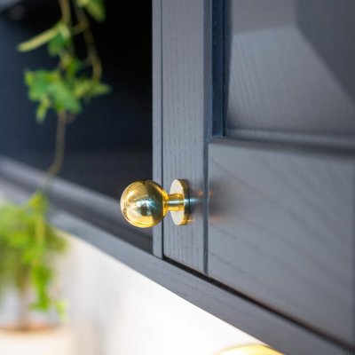 Мебельная ручка Solliden полированная латунь Неокрашенная (02)