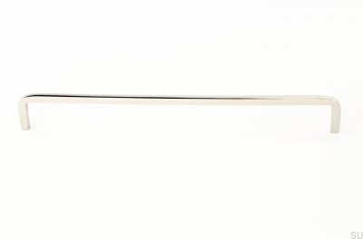 Удлиненная мебельная ручка Thread 224 Polished Steel