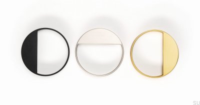 Ручка мебельная круглая Bau 64 Никель матовый