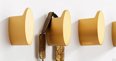 Takk Gold Brushed Eco настенная вешалка