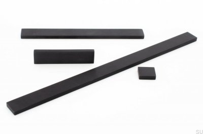 Мебельная ручка Clean Cut 22 алюминий, черный