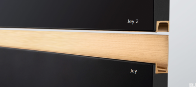 Мебельная ручка Jey 697 Edge Aluminium Gold Cava