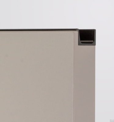 Jey2 497 край мебельная ручка алюминий черный