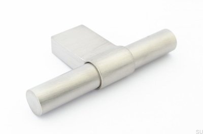 Мебельная ручка T-Bar Line Big 12, матовая сталь