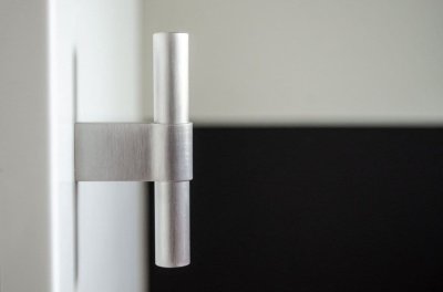 Мебельная ручка T-Bar Line Big 12, матовая сталь