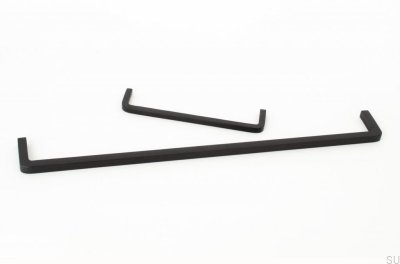 Мебельная ручка Thread 320. Алюминий Черный