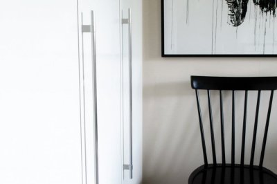 Продольная мебельная ручка Line Big 592, Сталь, Матовая