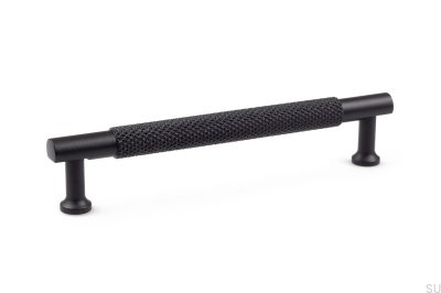 Мебельная ручка продолговатая Lexington 128 Латунь Черный (2 шт.)